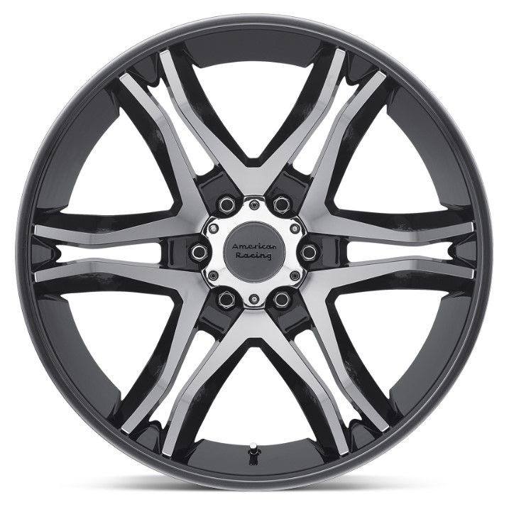 American Racing<br>AR893 Mainline Gloss Black Machined (20x8.5)